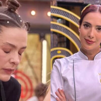 reacción de Michelle Rouillard al triunfo de Violeta Bergonzi