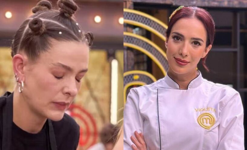 reacción de Michelle Rouillard al triunfo de Violeta Bergonzi
