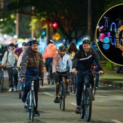 Esta será la fecha para la Ciclovía Nocturna en Bogotá en Navidad