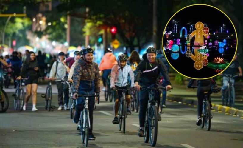 Esta será la fecha para la Ciclovía Nocturna en Bogotá en Navidad