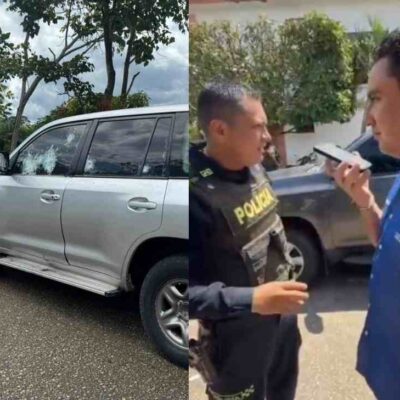 Gobernador colombiano fue víctima de un atentado