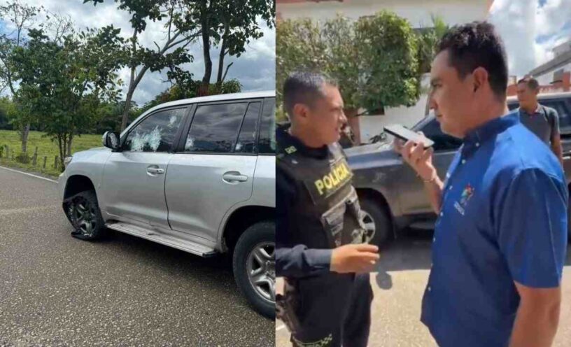Gobernador colombiano fue víctima de un atentado