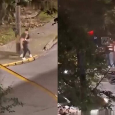 Motociclistas evitaron una agresión contra una mujer