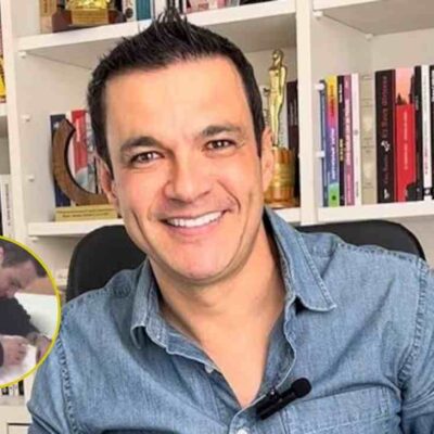 Juan Diego Alvira presentó a su nuevo hijo