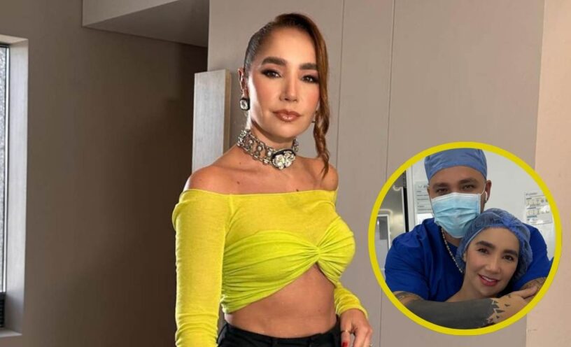 Reacción de Paola Jara tras el parto de su hija Emilia