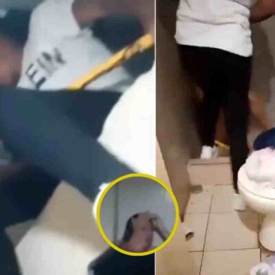 mujer llegó a su casa y encontró a su esposo bañándose con su amante