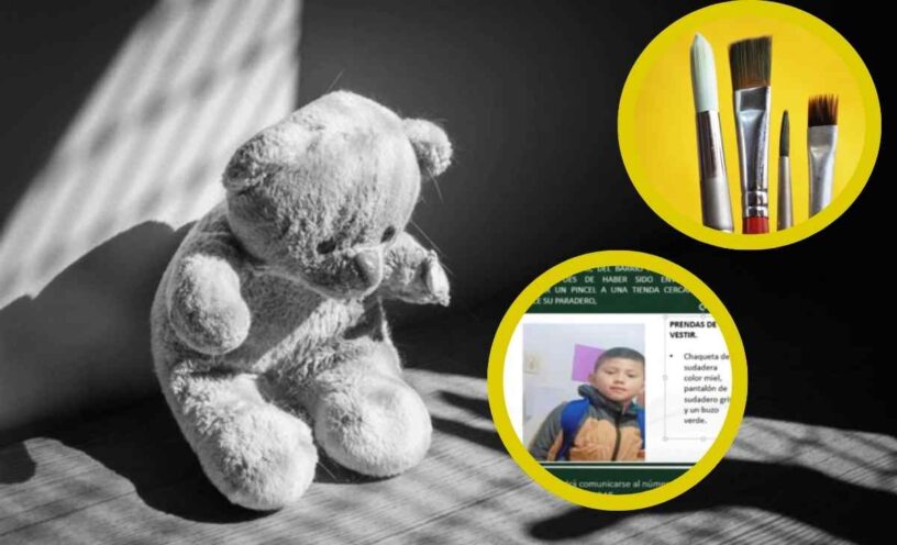 Niño de 11 años desapareció en Bogotá al salir por un pincel a la tienda