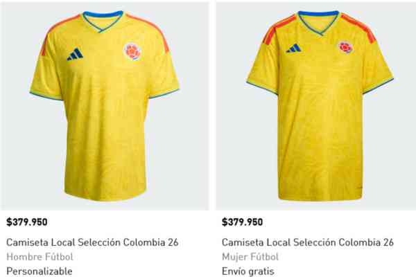 precio de la nueva camiseta de la Selección Colombia para el Mundial 2026