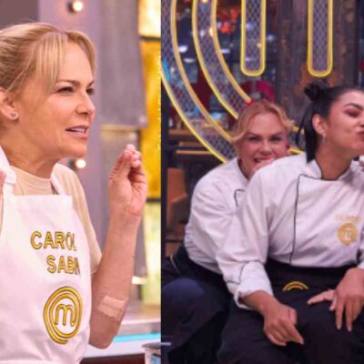 reacción de Carolina Sabino tras perder en la final de MasterChef Celebrity