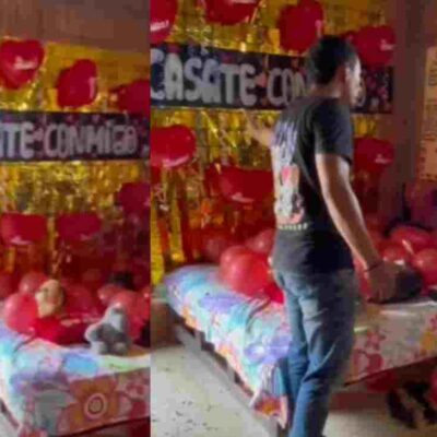 El video de la mujer que le propuso matrimonio a su novio y le dijo que no