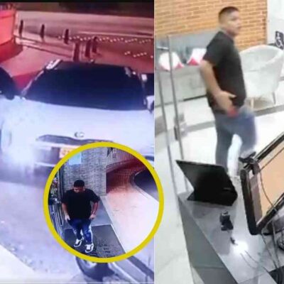 Videos de un hombre disparando en conjunto al norte de Bogotá