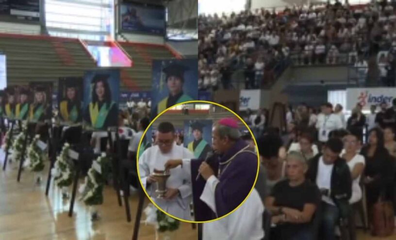 Así fue la despedida a los estudiantes que murieron en Antioquía