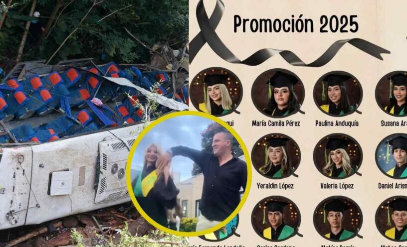 Último video que grabó un padre con su hija antes de que muriera en accidente en Antioquia