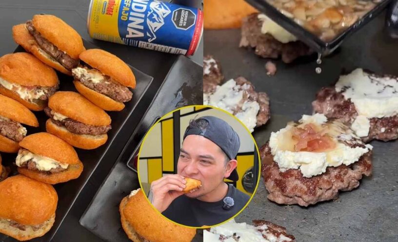 Este es el lugar en Bogotá donde puede comer hamburguesas de buñuelo
