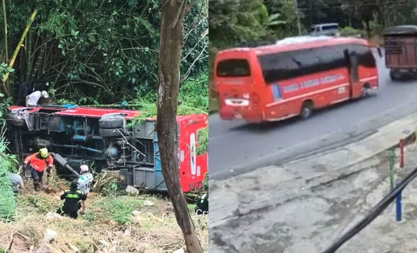 nuevo accidente en vías de Antioquia