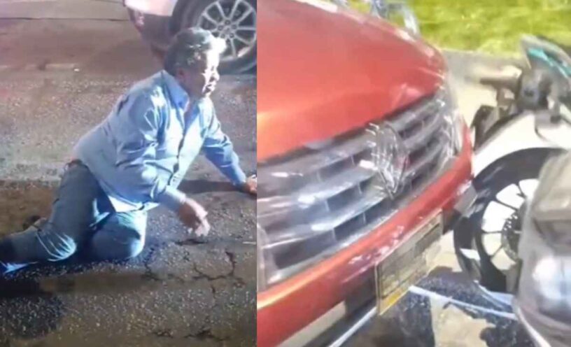 Conductor bajo efectos del alcochol atropelló motociclista