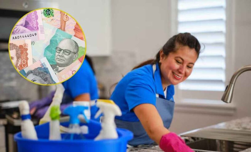 Esto debe pagarle a una empleada doméstica con el aumento del salario mínimo