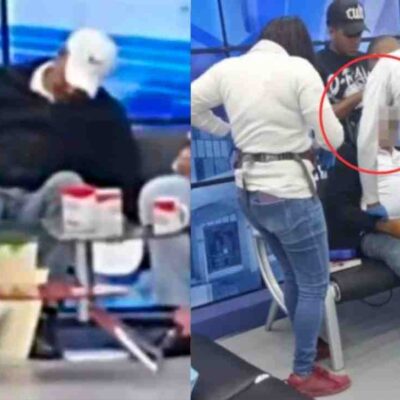 momento en que un hombre perdió la vida durante un programa en vivo