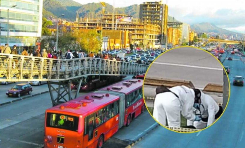 Encontraron cuerpo sin vida bajo puente de TransMilenio