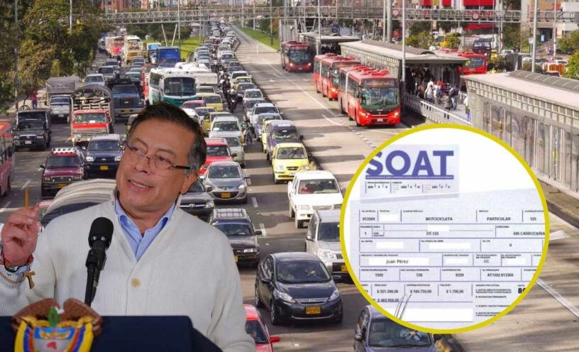 ¿Cuál fue la reforma que propuso el presidente Gustavo Petro sobre el SOAT?