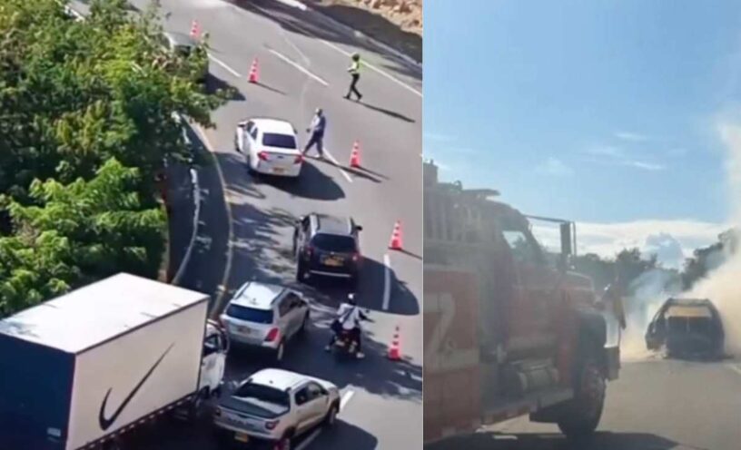 ¿Qué pasó con el carro que se incendió el 27 de diciembre en la vía Melgar-Bogotá?