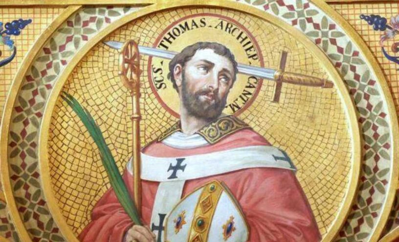 Esta es la oración del santo del día: Santo Tomás Becket para hoy 29 de diciembre de 2025
