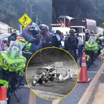 Grave explosión en la vía Bogotá - Medellín