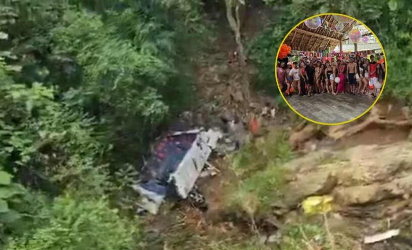 ¿Quién organizó la excursión de los estudiantes del accidente del bus en Antioquia?