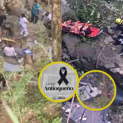 última foto de los estudiantes antes del trágico accidente ocurrido en Antioquia