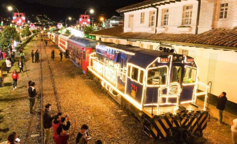 Regresa el famoso tren de la Navidad en Boyacá