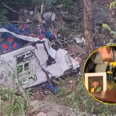 Así fue la velatón por los 16 estudiantes muertos en Antioquía