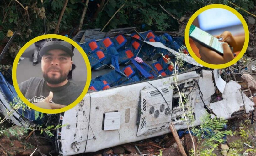 El mensaje que defiende al conductor del bus del accidente de Antioquia: ¿Qué hizo antes de la tragedia?