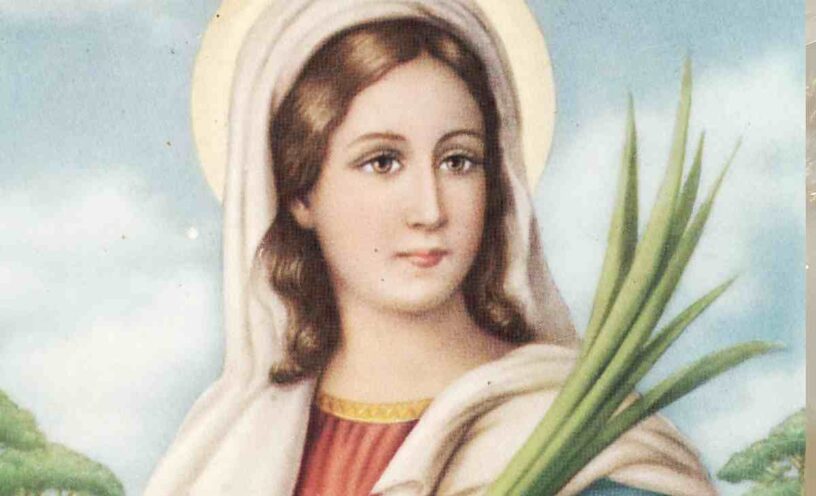 Esta es la oración del santo del día: Santa Lucía de Siracusa para hoy 13 de diciembre de 2025
