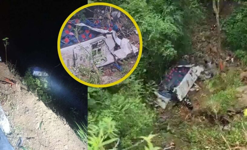 ¿Cuál sería la razón que ocasionó el grave accidente del bus de estudiantes que cayó al abismo en Antioquia?