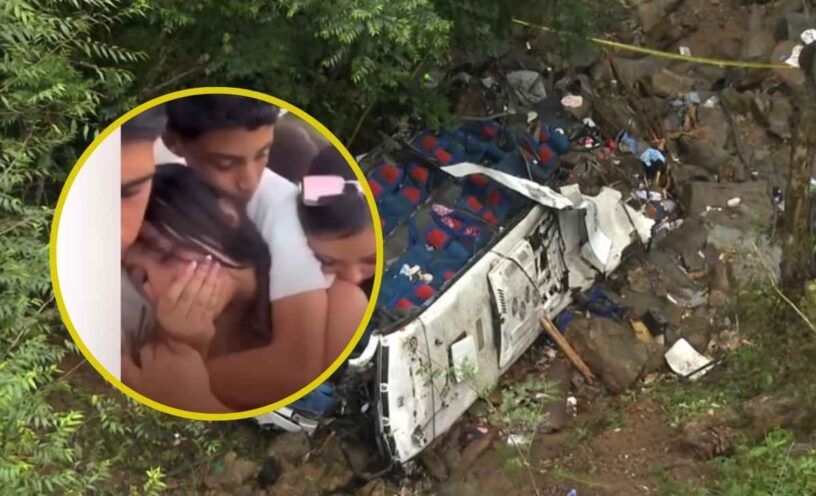 El video de los sobrevivientes al accidente de bus en Antioquia: Regreso al lugar de la tragedia