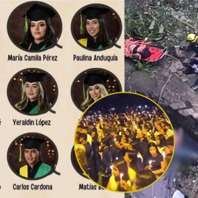 Último llamado a lista de los estudiantes que murieron en accidente en Antioquía
