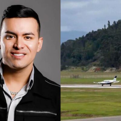 sitio del accidente de Yeison Jiménez