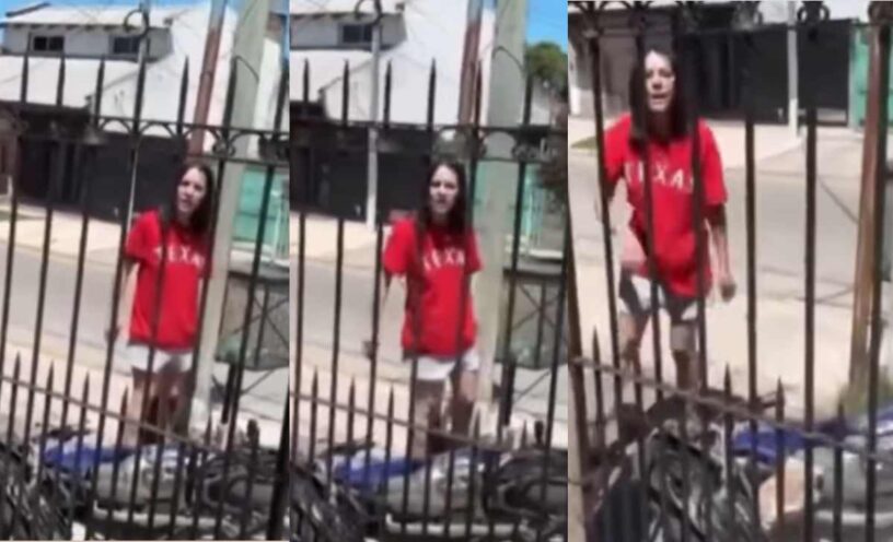El video de la mujer que descubrió a su novio siendo infiel y le dañó la moto