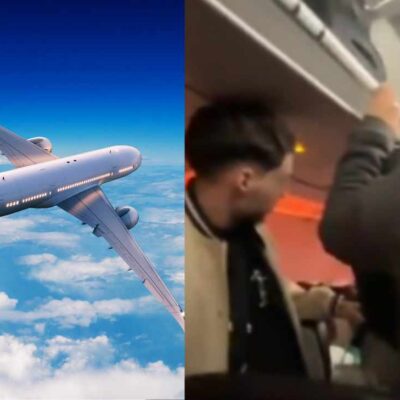 El video de la mujer que denunció que un hombre la besó mientras ella iba dormida en el avión