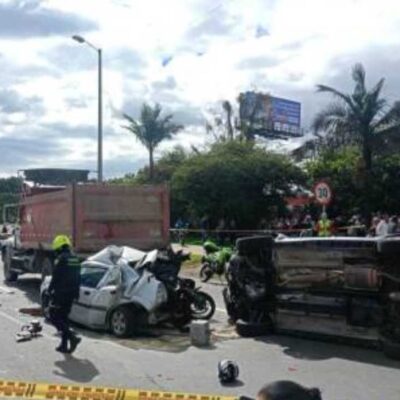 Esta es la causa oficial del choque múltiple en Avenida 68