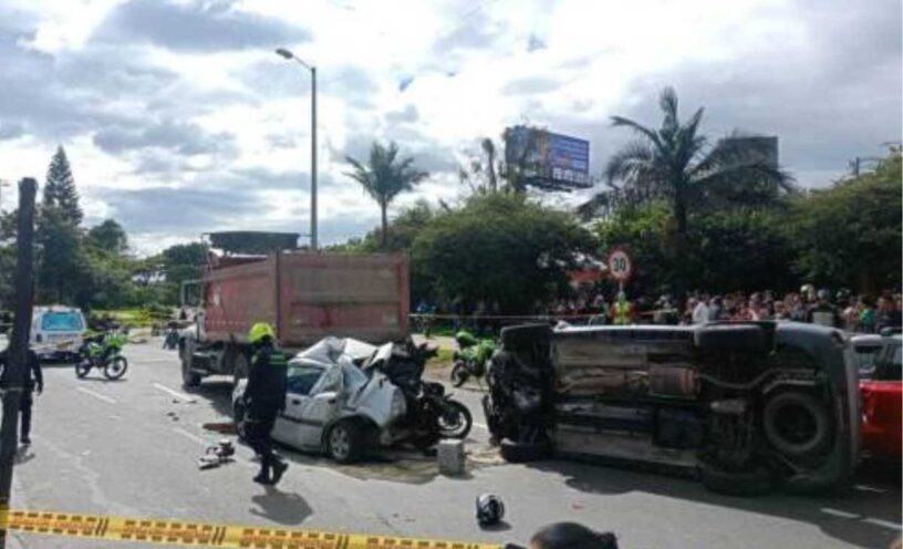 Esta es la causa oficial del choque múltiple en Avenida 68