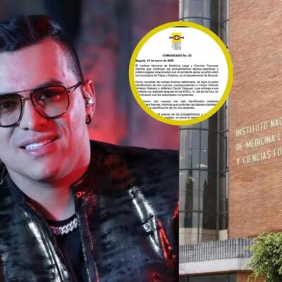 ¿Qué dijo Medicina Legal sobre el accidente de Yeison Jiménez?