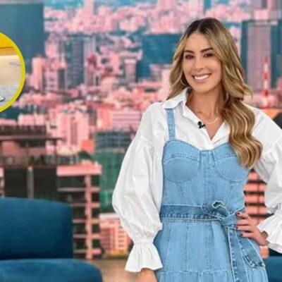 Carolina Soto se cayó en vivio