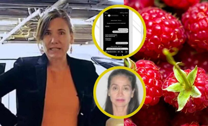 Las fotos del chat del domiciliario con persona que le entregó las frambuesas envenenadas con TalioLas fotos del chat del domiciliario con persona que le entregó las frambuesas envenenadas con Talio