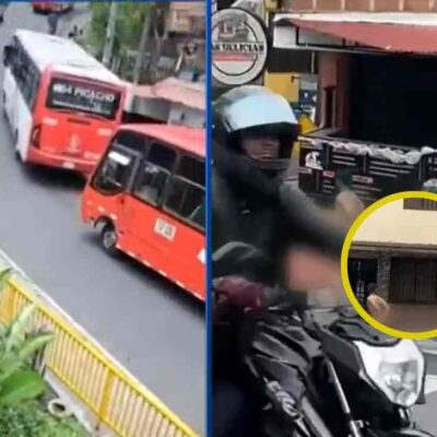 intento de robo terminó en una escena de caos y justicia por mano propia en Medellín