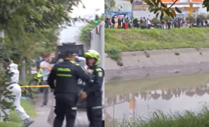 Hallaron cuerpo desmembrado en un canal de agua en Bogotá