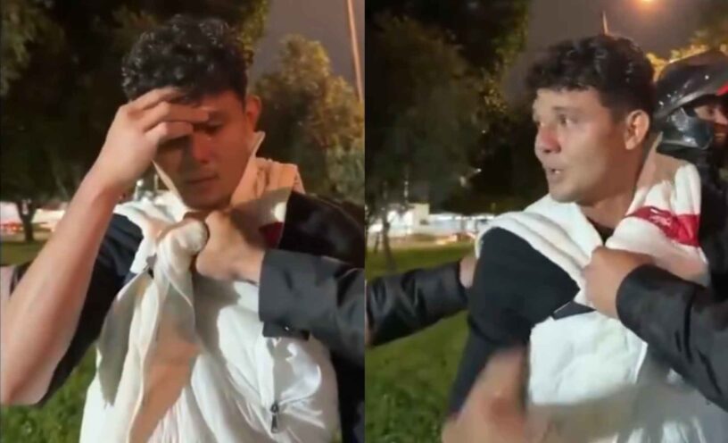 Ladrón lloró al ser capturado por la ciudadanía en Suba