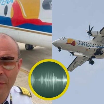 El audio de lo que le dijo el piloto a la torre de control segundos antes de que ocurriera el accidente del avión Satena