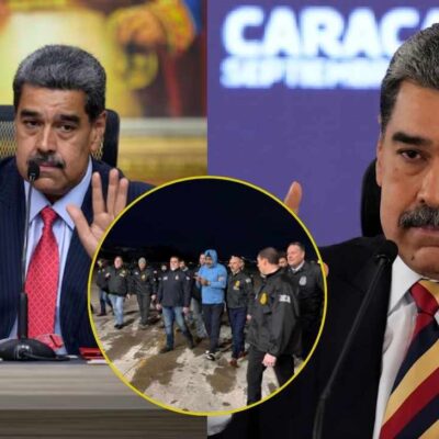 Indignante gesto de Nicolás Maduro en una imagen tras su llegada a Nueva York