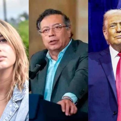 reacción de Andrea Petro tras la reciente llamada entre su padre, Gustavo Petro, y el presidente estadounidense Donald Trump